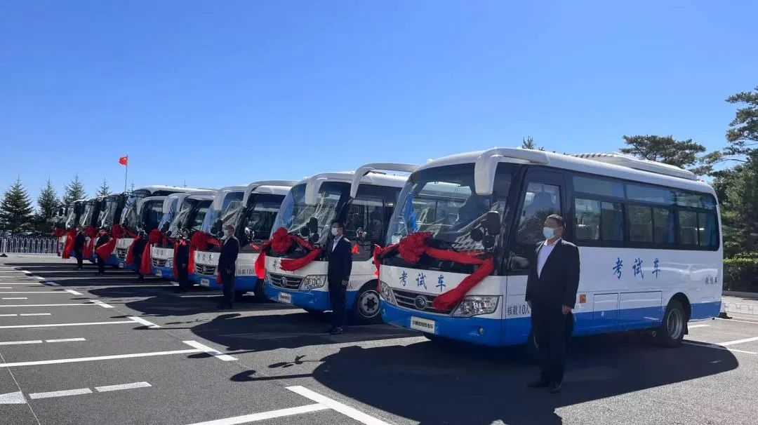 交车！壹定发驾考车批量交付吉林公安交通警察支队