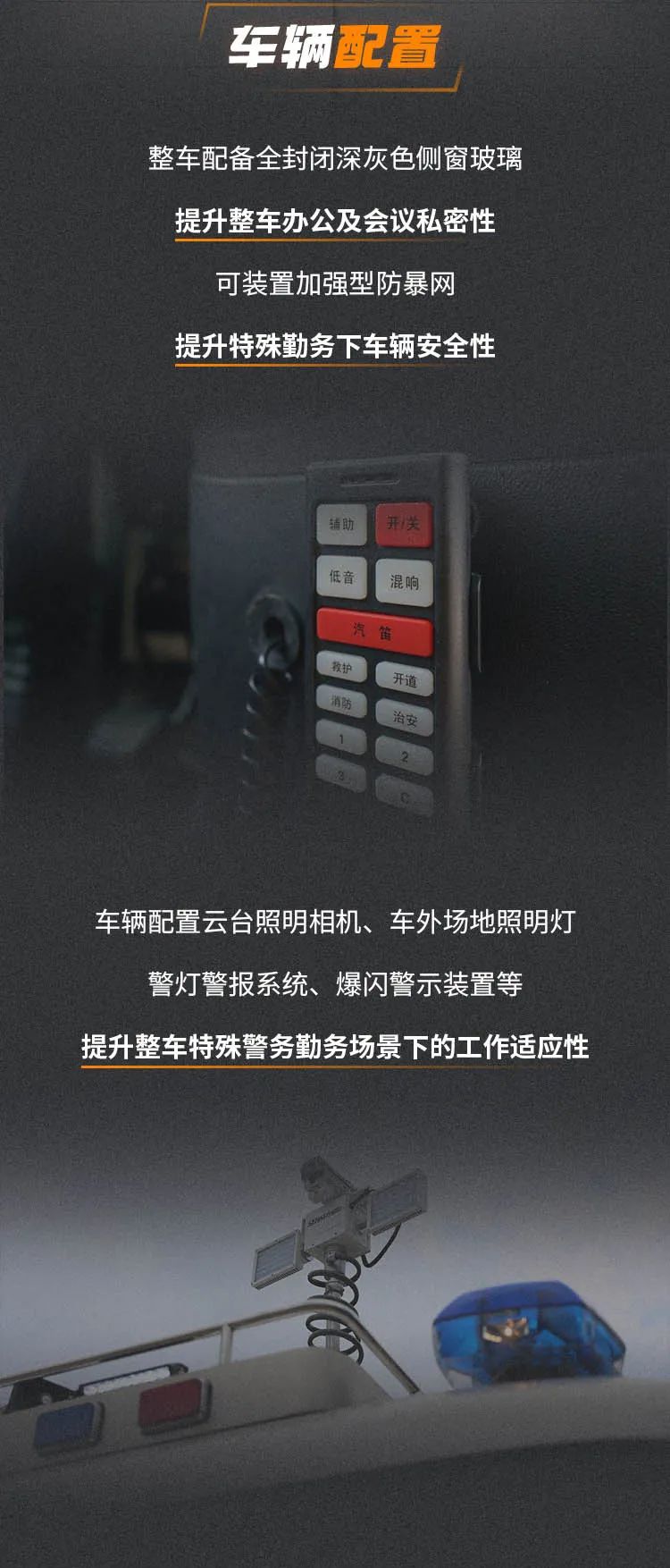 壹定发多功能勤务保障车一车多能，专业服务警用装备建设！
