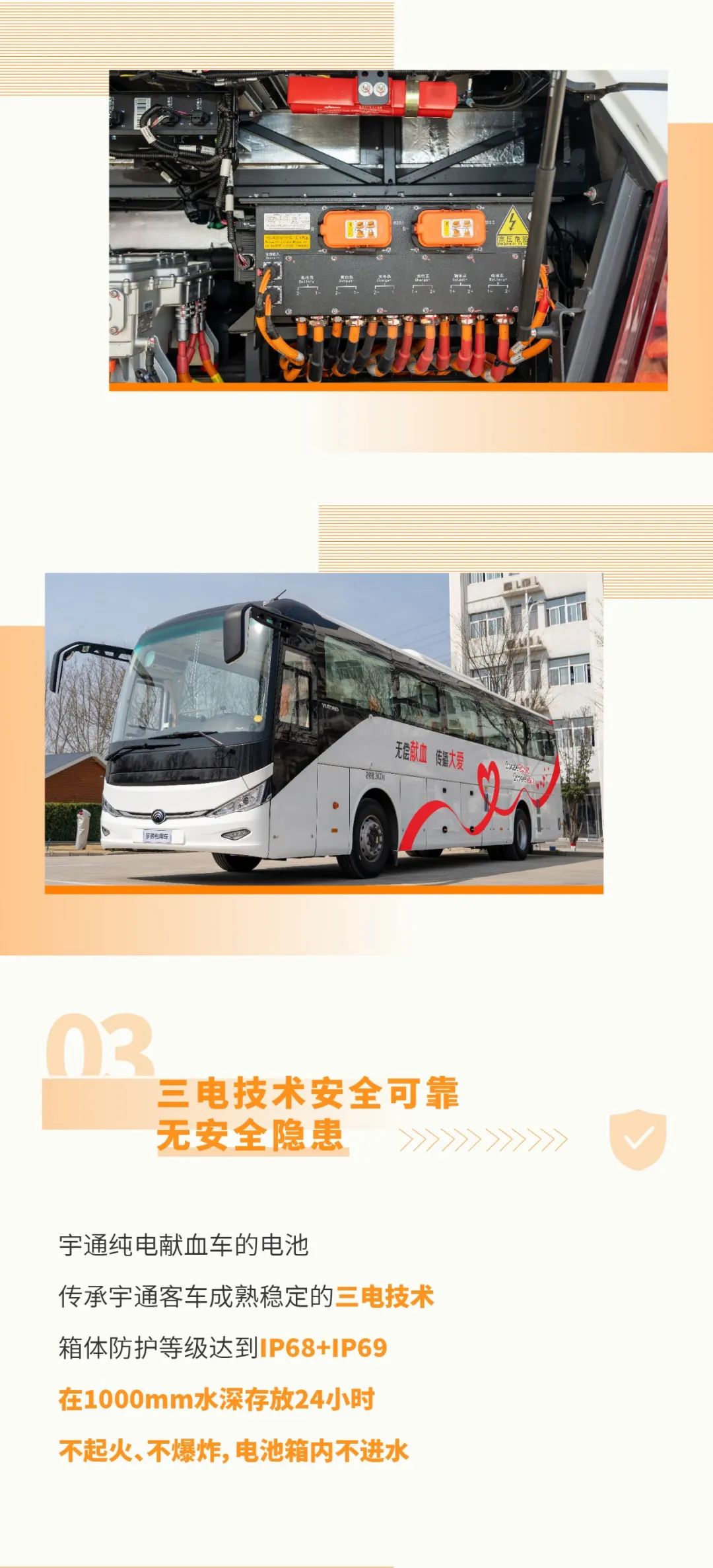 突破创新！壹定发12米新能源纯电动献血车全新升级！