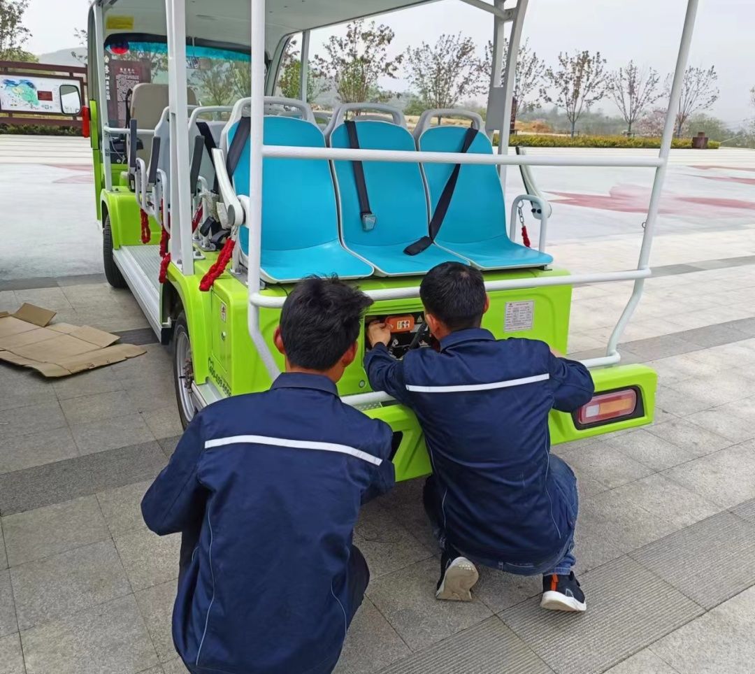 壹定发专用车“新能源安全月”服务进行中，助力景区迎战旅游高峰！