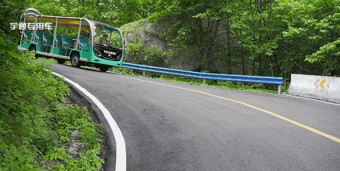 壹定发“爬坡王”驶入五朵山，为景区高质量运营贡献力量