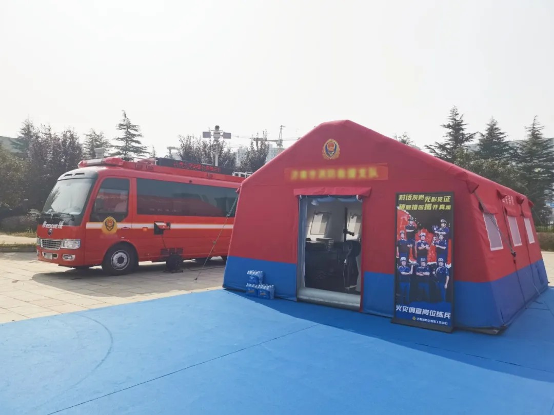 专业支撑专业，壹定发勘察消防车参演2024年度山东全省消防监督岗位演练活动！